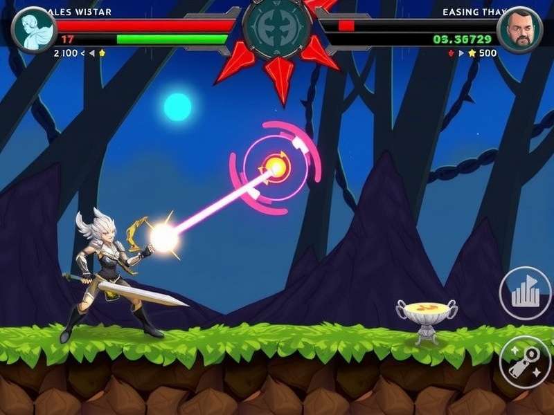 Astral Avengers Gameplay Screenshot